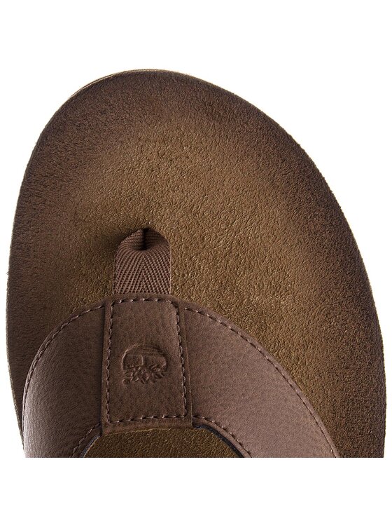 Timberland Žabky Timberland Wild Dunes Lthr Fli Pflop A18XT Hnedá