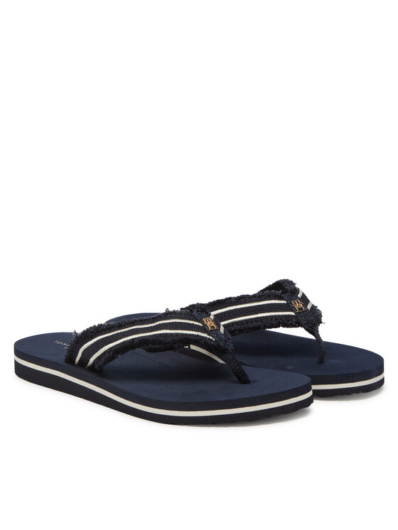 Tommy Hilfiger Chancletas Tommy Hilfiger TH Webbing Beach Sandal FW0FW08739 Azul marino