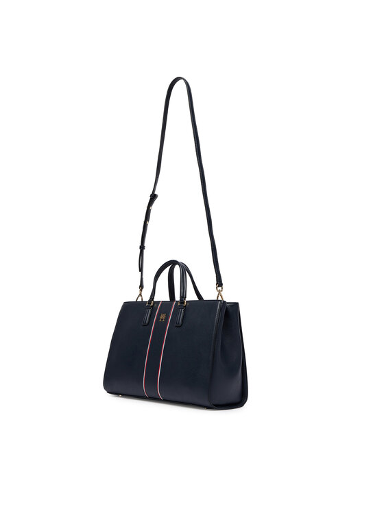 Tommy Hilfiger Bolso Tommy Hilfiger Th Daily Satchel Corp AW0AW18644 Azul marino