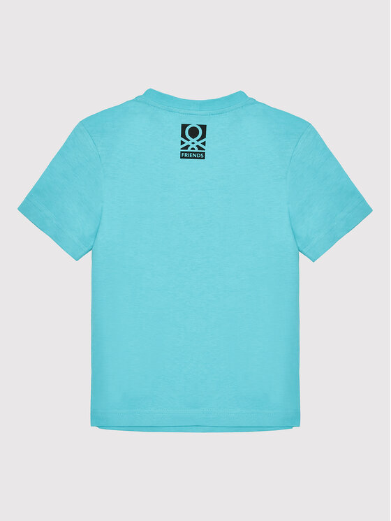 United Colors Of Benetton United Colors Of Benetton Футболка 3096C1059 Голубий Regular Fit