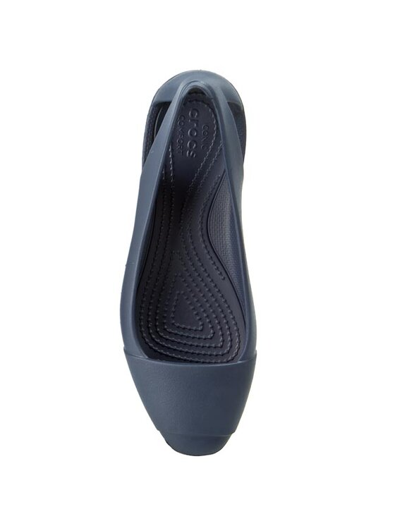 Crocs Baleríny Crocs Sienna Flat W 202811 Tmavomodrá