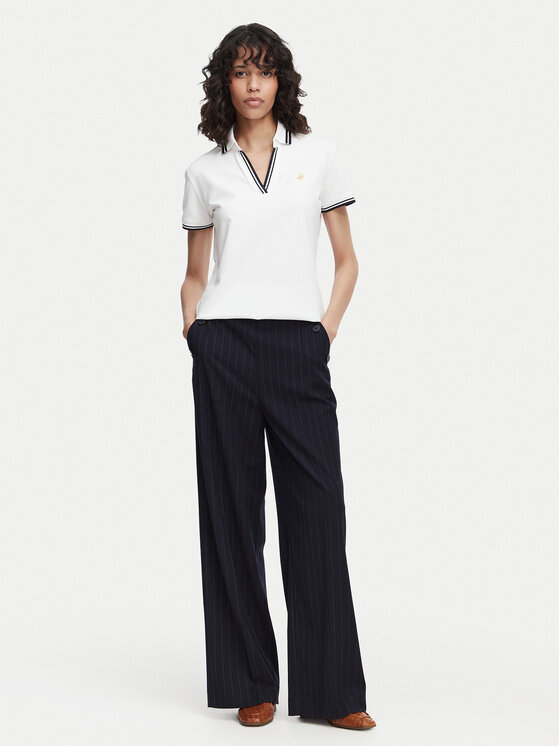 Beverly Hills Polo Club Beverly Hills Polo Club Polo P-SS26W-P0300 Blanco Regular Fit