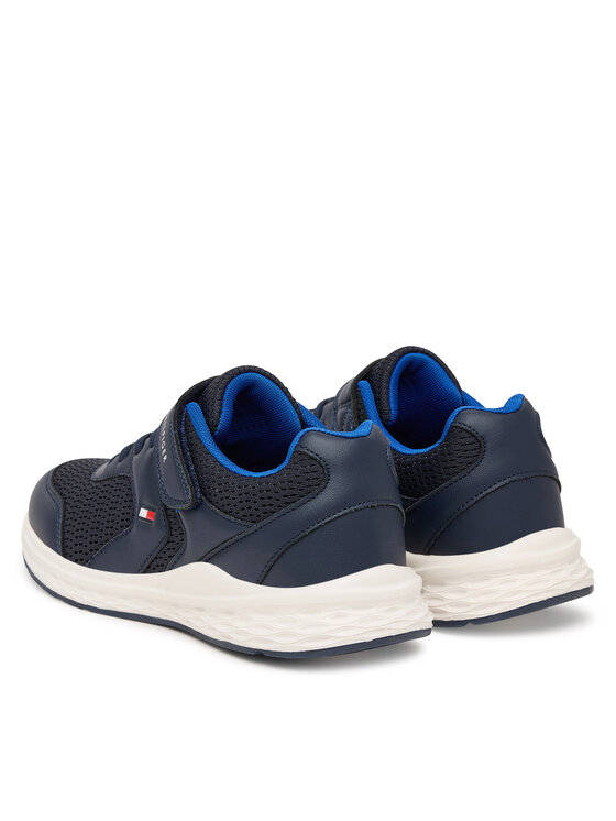 Tommy Hilfiger Sneakersy Tommy Hilfiger Low Cut Lace-Up T3X9-34378-1697 D Granatowy