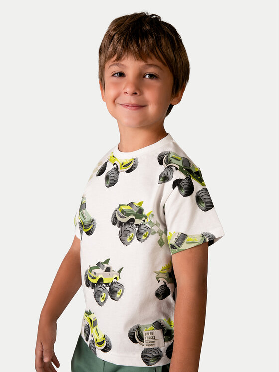 Mayoral Mayoral Camiseta 3068 Blanco Regular Fit