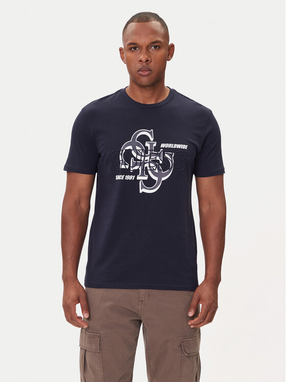 Guess Guess Camiseta M5BI72 I3Z14 Azul Slim Fit