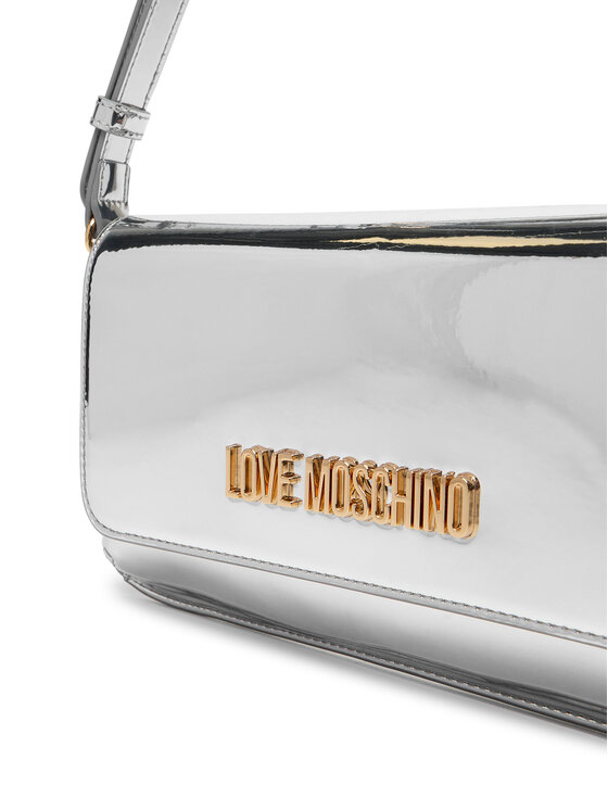 LOVE MOSCHINO Ročna torba LOVE MOSCHINO JC4058PP1OLP0902 Srebrna