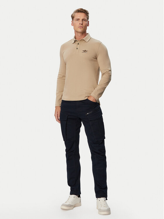 Aeronautica Militare Aeronautica Militare Polo 262PO1947UJ00703 Marrón Regular Fit