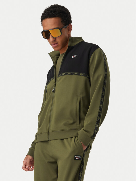 Reebok Reebok Felpa Artek RK25726CCM Verde scuro Regular Fit