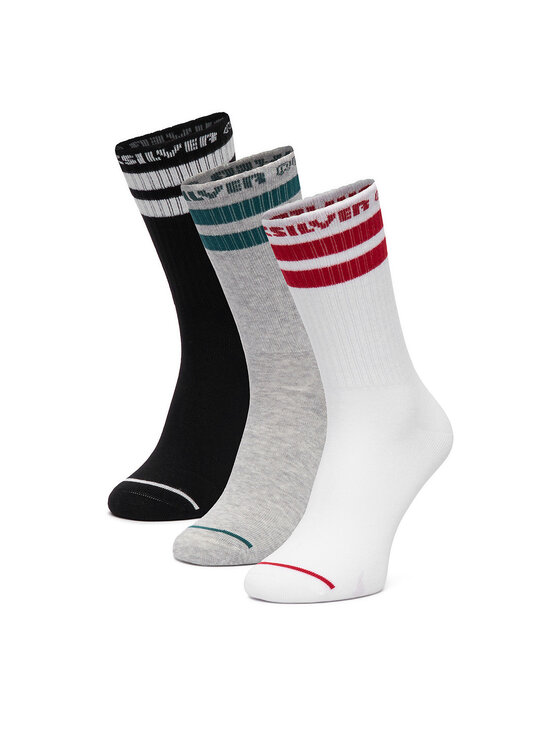 Quiksilver Довгі шкарпетки Quiksilver CEO_BR_QUIK_2040_W_AW25 (3 PACK) Кольоровий
