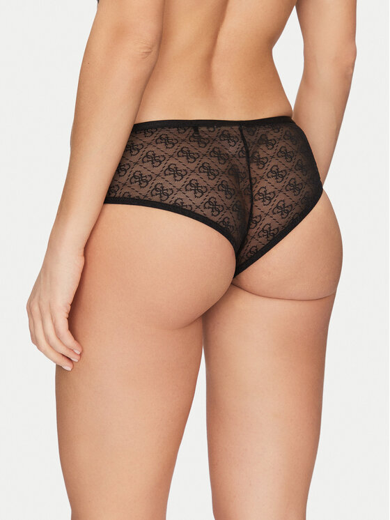 Guess Guess Klasikinės kelnaitės O5RE12 KCLB0 Juoda