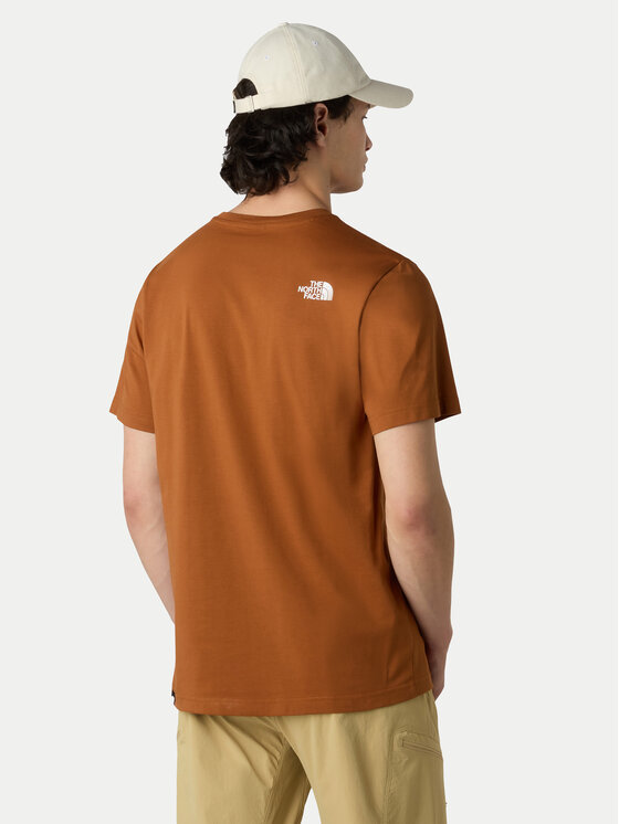 The North Face The North Face Camiseta Easy NF0A8A6C Naranja Regular Fit