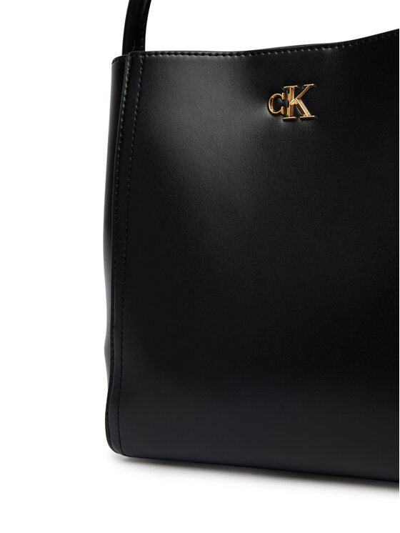 Calvin Klein Kabelka Calvin Klein Ck Bucket With Strap LV04F3174G Černá