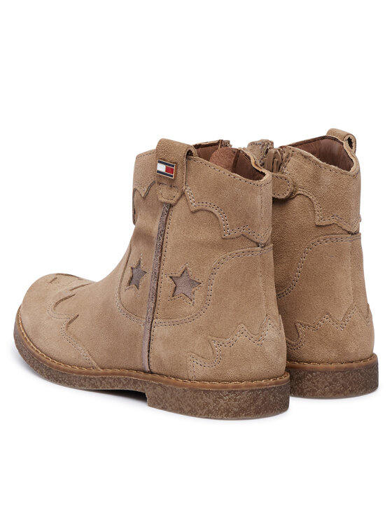 Tommy Hilfiger Škornji Tommy Hilfiger T1A5-35191-1429 S Bež