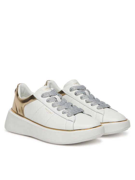 TWINSET Sneakersy TWINSET 251TCP042 Biały