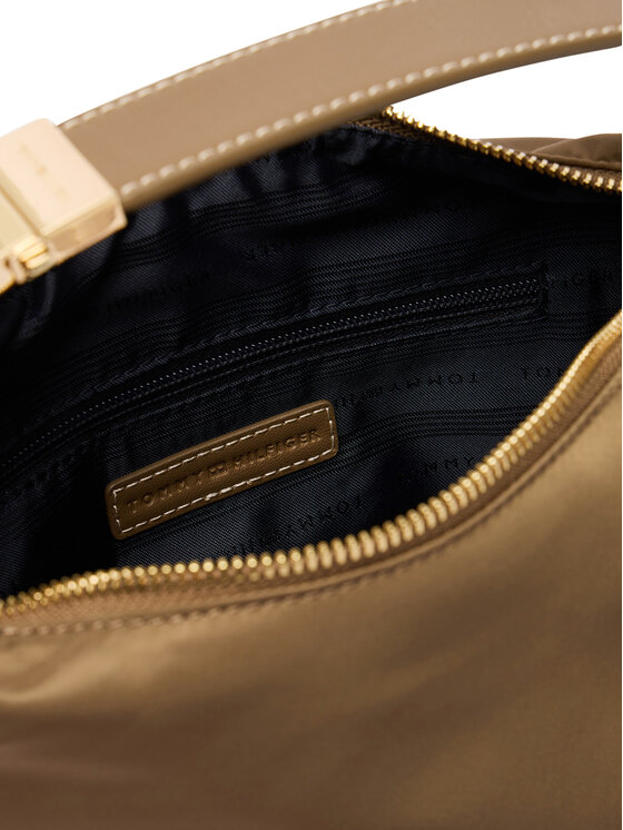 Tommy Hilfiger Ročna torba Tommy Hilfiger Th Go Crossover Nylon AW0AW18164 Rjava