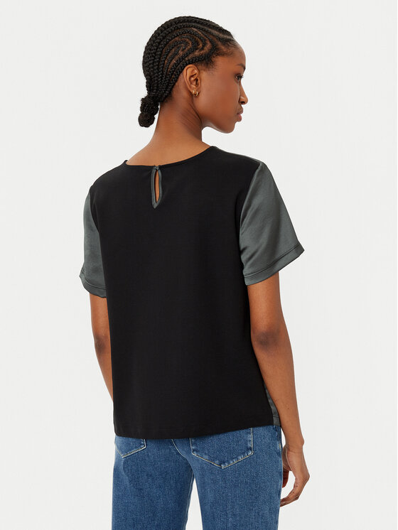 Weekend Max Mara Weekend Max Mara Футболка Amburgo 2515941051 Чорний Regular Fit