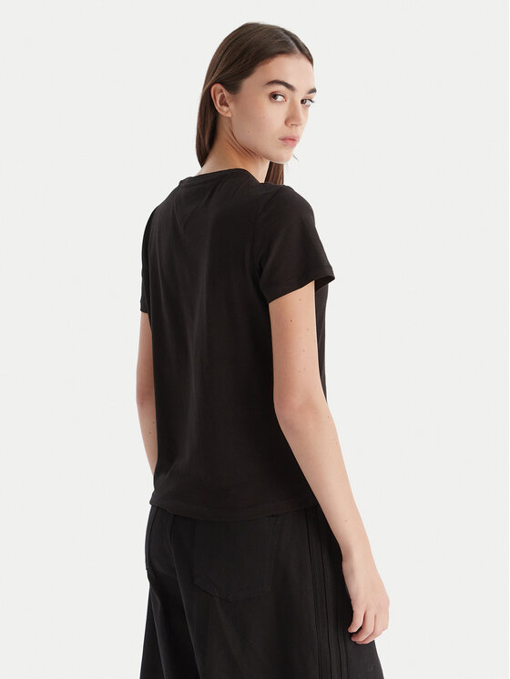 Tommy Jeans Tommy Jeans Camiseta Linear DW0DW21964 Negro Regular Fit