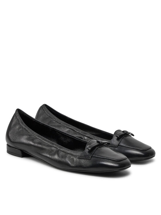 Stuart Weitzman Балетки Stuart Weitzman Tully Loafer SI484 Чорний