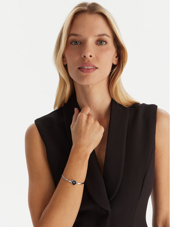 Marc Jacobs Браслет Marc Jacobs The Button Hinge Bracelet 2R4JBR001J34 Срібний