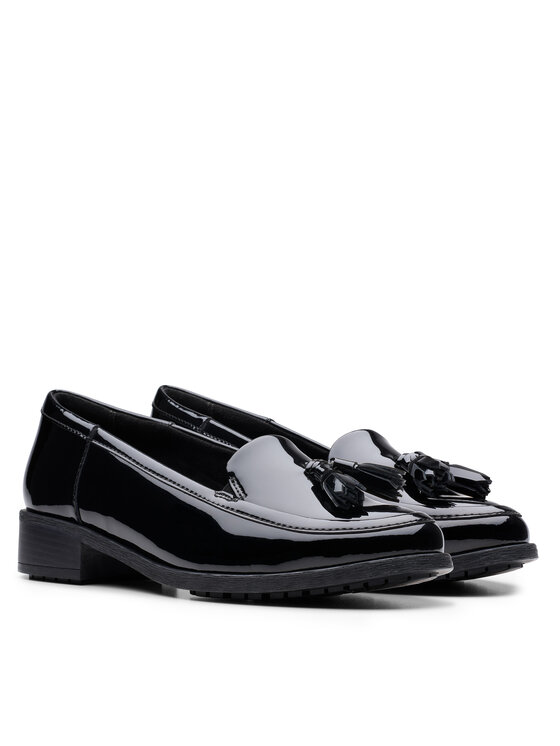 Clarks Лофери Clarks Havisham Edge 26178704 Чорний