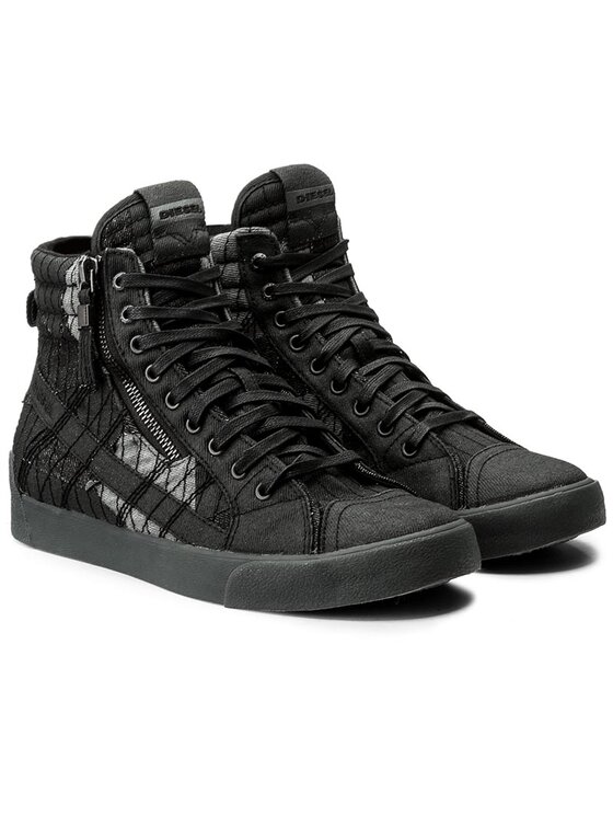 Diesel Laisvalaikio batai Diesel D-String Plus Y01169 P1431 T8013 Juoda