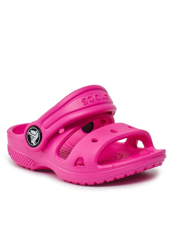 Crocs Natikači Crocs Classic Kids Sandal T 207537 Roza