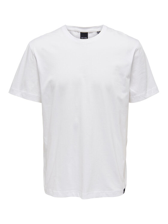 Only & Sons Only & Sons Футболка 22025208 Білий Regular Fit