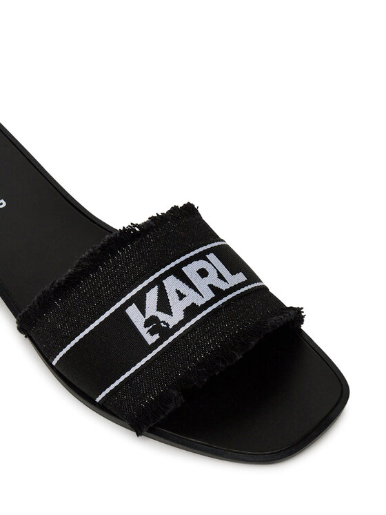KARL LAGERFELD Natikači KARL LAGERFELD Skoot II KL80411 Črna