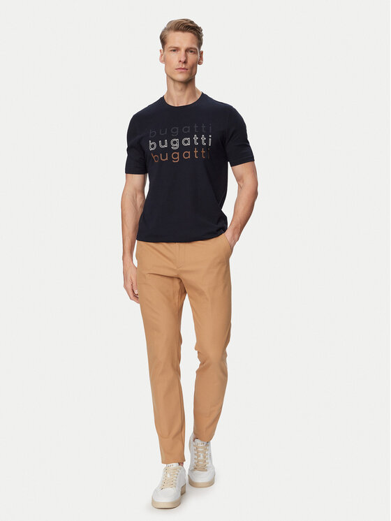 Bugatti Bugatti Camiseta 8350-15042E Azul marino Regular Fit