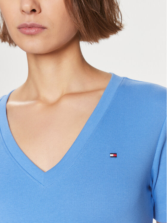 Tommy Hilfiger Tommy Hilfiger Póló New Cody WW0WW40584 Kék Slim Fit
