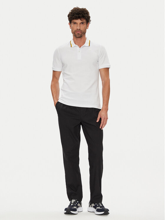 K-Way K-Way Polo marškinėliai Jud K1125DW Balta Regular Fit