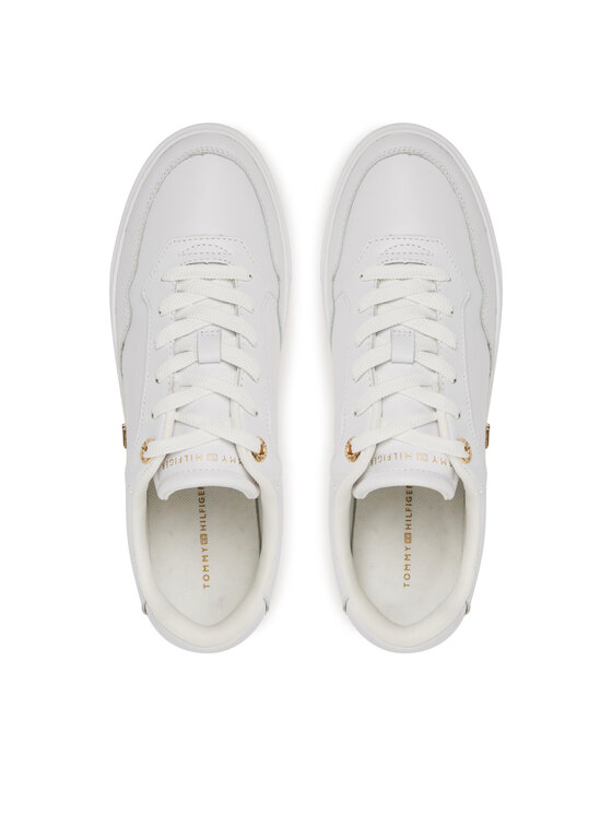 Tommy Hilfiger Zapatillas Tommy Hilfiger Essential Elevated Court Sneaker FW0FW08758 Blanco
