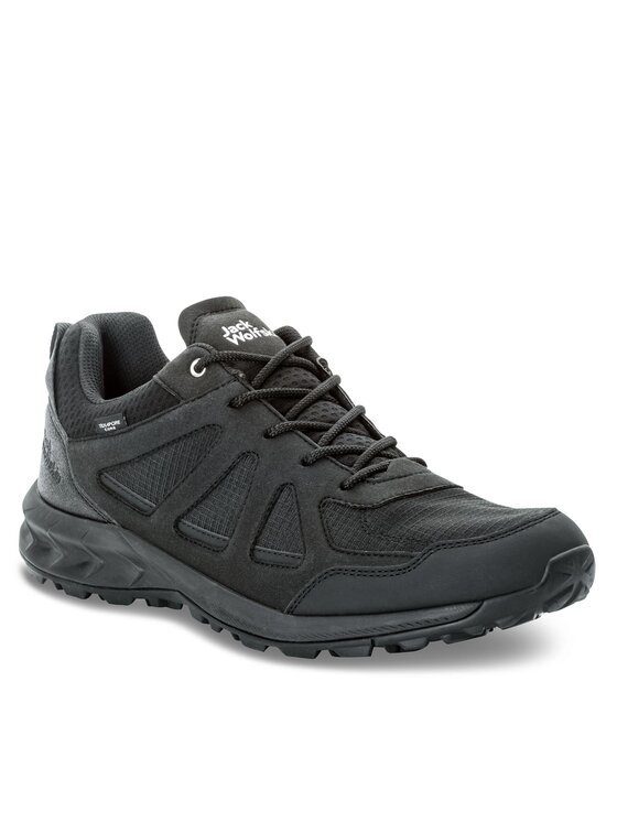 Jack Wolfskin Трекінгові черевики Jack Wolfskin Woodland 2 Texapore Low 4051271 Чорний