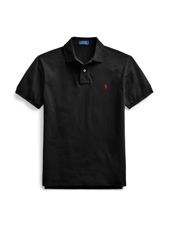 Polo Ralph Lauren Polo Ralph Lauren Pólóing Core Replen 710795080 Fekete Slim Fit