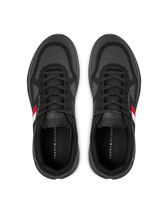 Tommy Hilfiger Сникърси Tommy Hilfiger Modern Runner Knit Evo Ess FM0FM05245 Черен