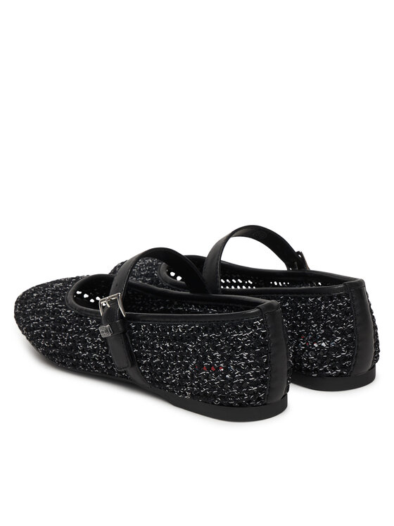 Tommy Jeans Balerinke Tommy Jeans Tjw Knitted Ballerina EN0EN03030 Crna