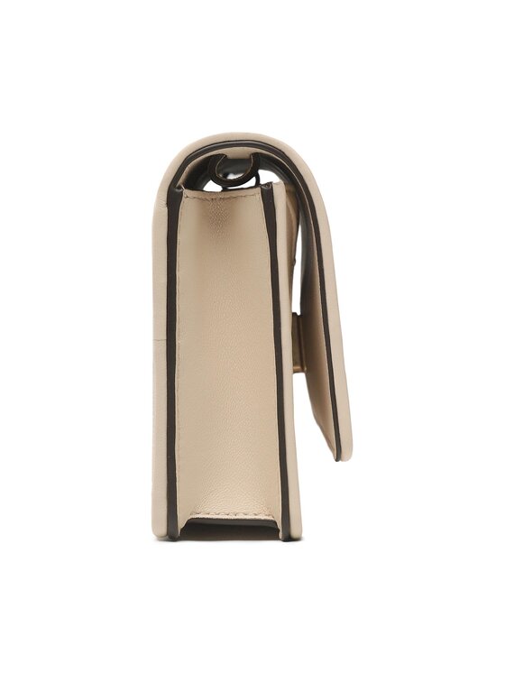 Tory Burch Soma Tory Burch Fleming Soft Chain Wallet 138853 Bēšs