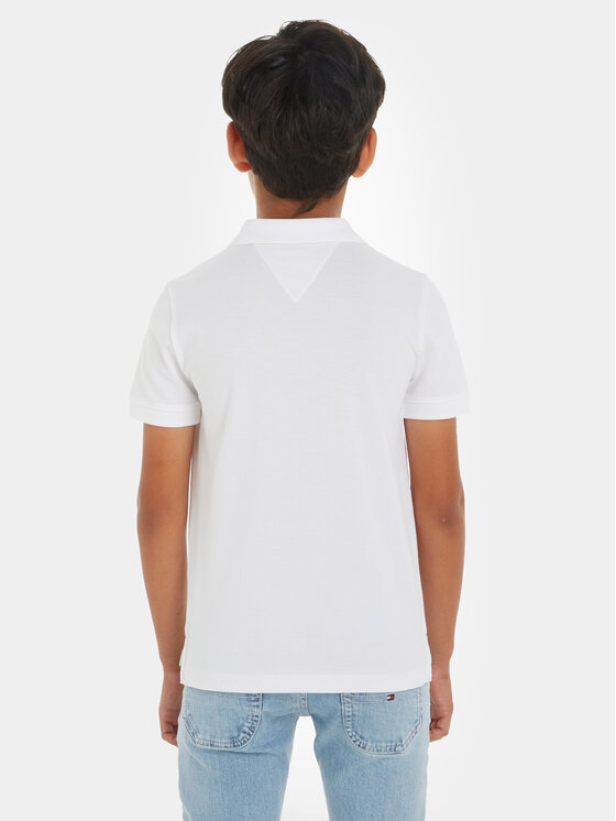 Tommy Hilfiger Tommy Hilfiger Polo Flag KB0KB09103 Λευκό Regular Fit