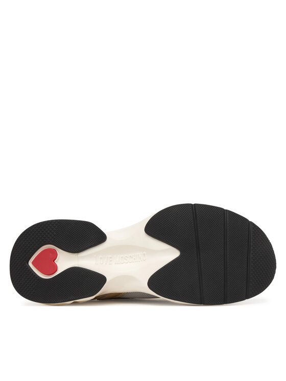 LOVE MOSCHINO Sneakersy LOVE MOSCHINO JA15456G0OIQC90A Biały