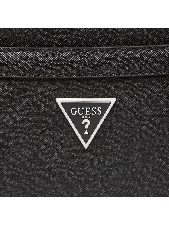 Guess Плоска сумка Guess Certosa Saffiano Smart HMECSA P3123 Чорний