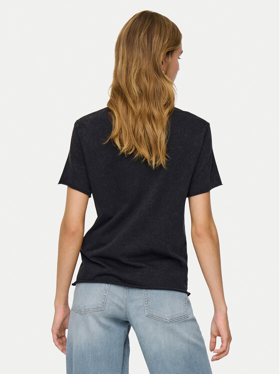 ONLY ONLY Camiseta Lucy 15366031 Negro Loose Fit