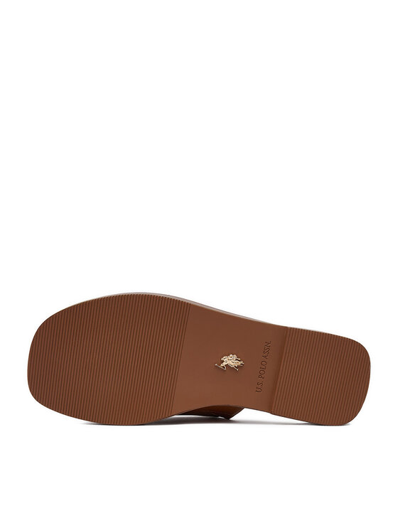 U.S. Polo Assn. Шльопанці U.S. Polo Assn. EO-MARINA003W/6Y1 Коричневий