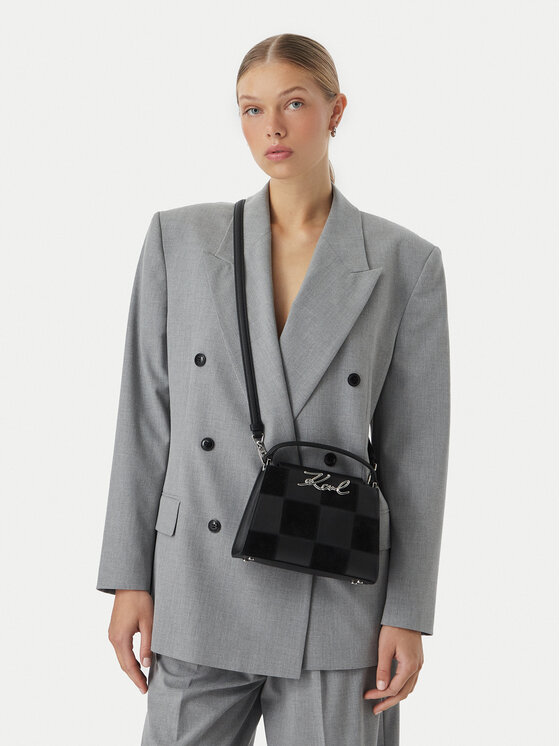 KARL LAGERFELD Ročna torba KARL LAGERFELD B3W30027 Črna