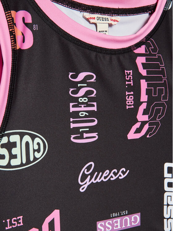 Guess Guess Top J3RI02 MC01P Negro Slim Fit