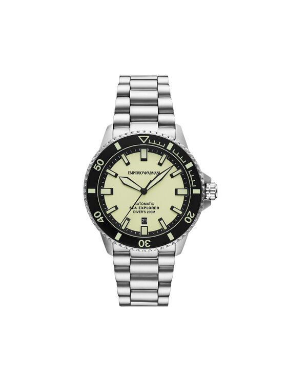 Emporio Armani Годинник Emporio Armani Sea Explorer AR60083 Срібний