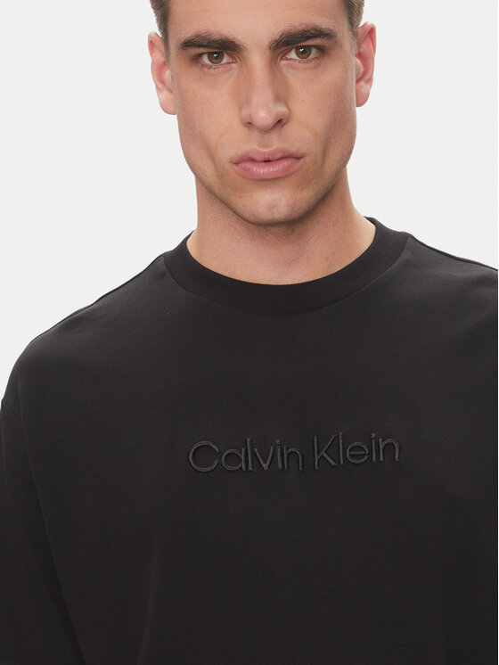Calvin Klein Calvin Klein Majica LV04LC206G Črna Relaxed Fit