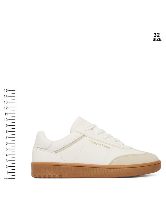 Calvin Klein Αθλητικά Calvin Klein Low Cut Lace-Up Sneaker V3X9-83159-1269 S Λευκό