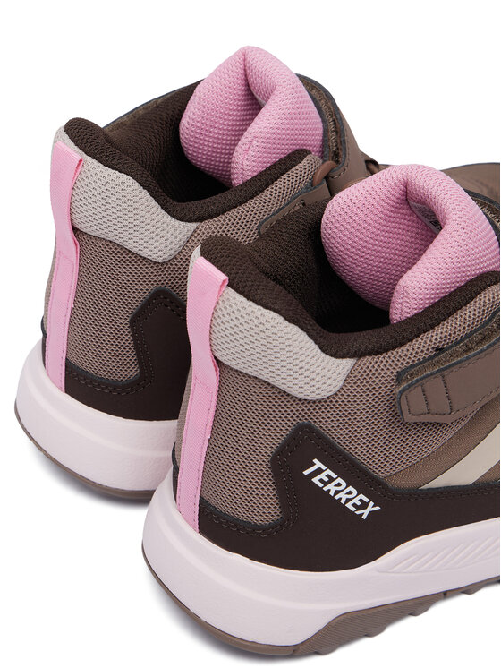 adidas Trekkingi adidas Terrex Anylander Mid Children Hiking Shoes JR9726 Brązowy