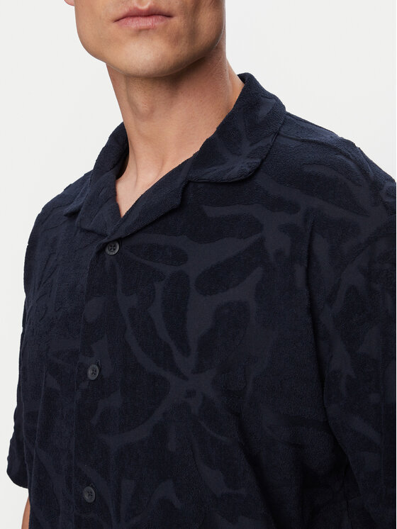 BOSS BOSS Polo Flower 50559204 Azul marino Regular Fit