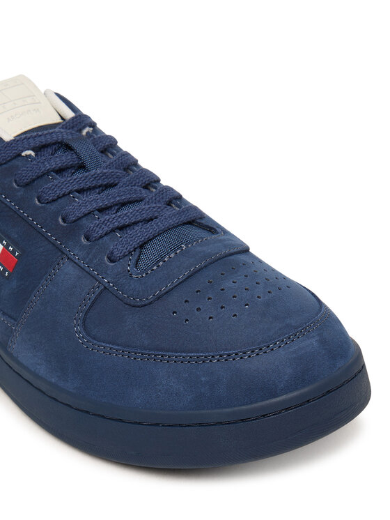 Tommy Jeans Sneakersy Tommy Jeans Archive 98' Nubuck Court EM0EM01788 Granatowy